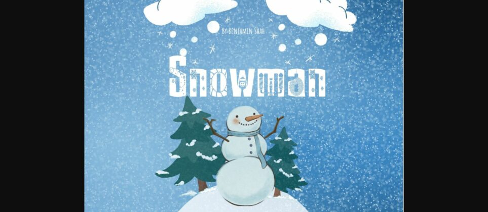 Winter Time Font Poster 5