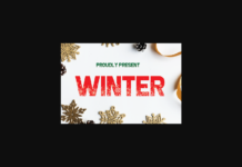 Winter Font Poster 1