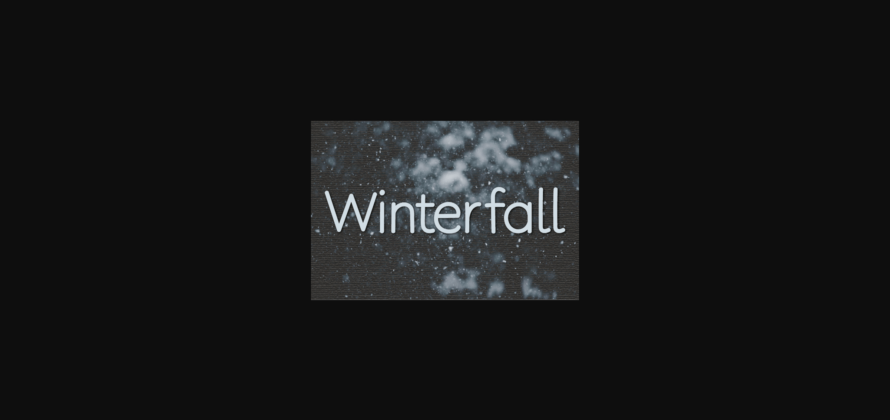 Winterfall Font Poster 3