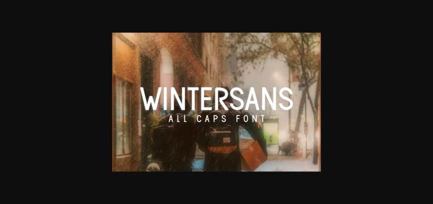 Wintersans Font Poster 3