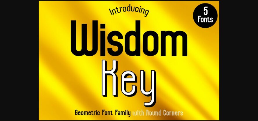 Wisdom Key Font Poster 3