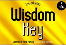 Wisdom Key Font Poster 1