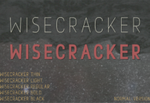 Wisecracker Font Poster 1