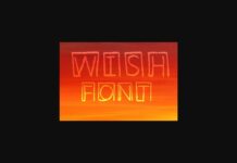 Wish Font Poster 1