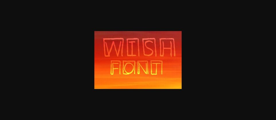 Wish Font Poster 1