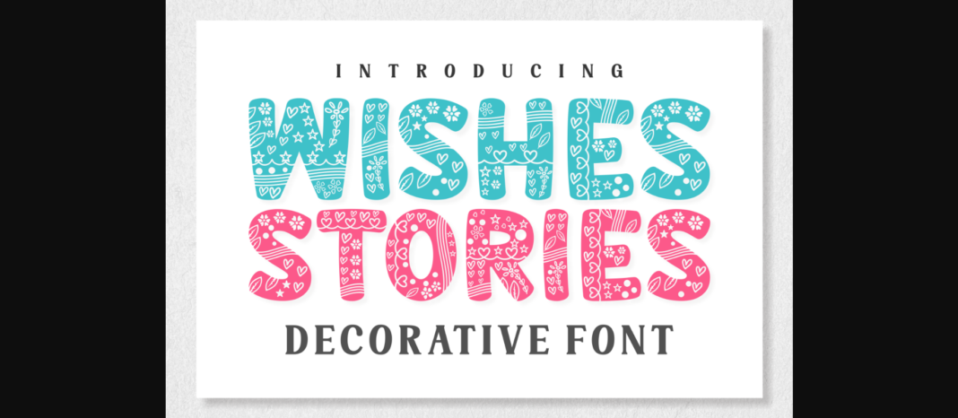 Wishes Stories Font Poster 3