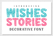 Wishes Stories Font Poster 1