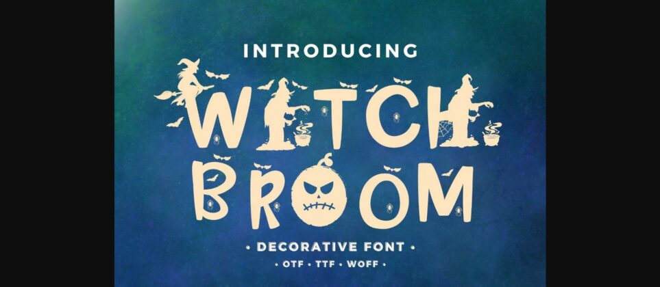 Witch Broom Font Poster 3