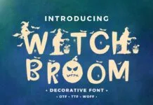 Witch Broom Font Witch Broom Font Poster 1