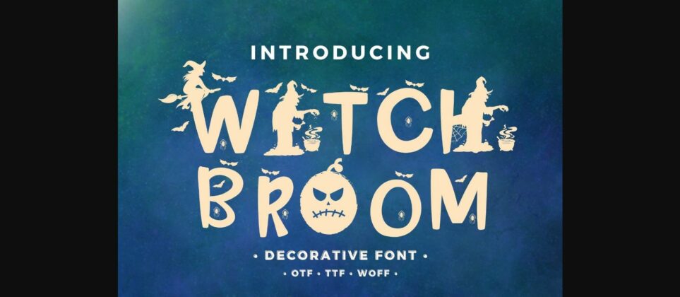 Witch Broom Font Poster 1