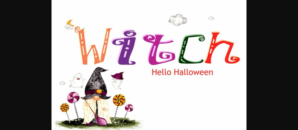 Witch Font Poster 3