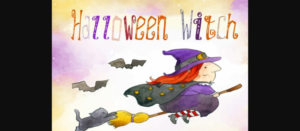 Witch Font Poster 8