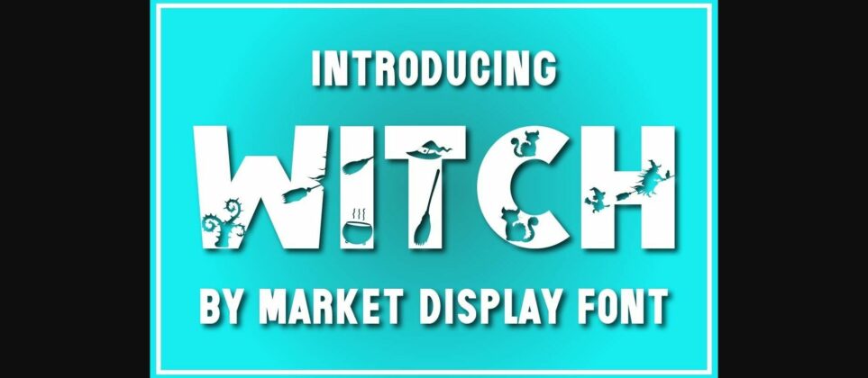 Witch Font Poster 3