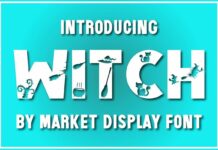 Witch Font Poster 1