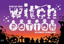 Witch Potion Font Poster 1