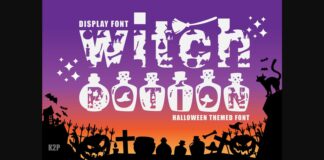Witch Potion Font Poster 1