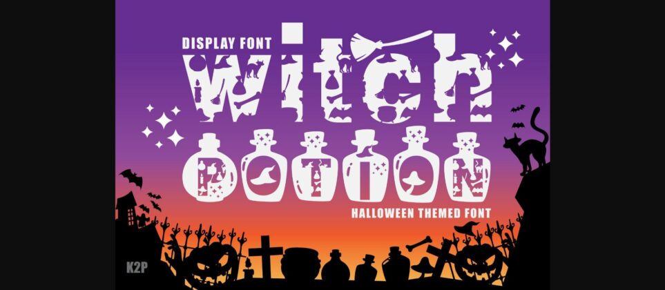 Witch Potion Font Poster 1