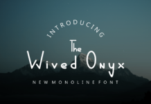 Wived Onyx Font Poster 1