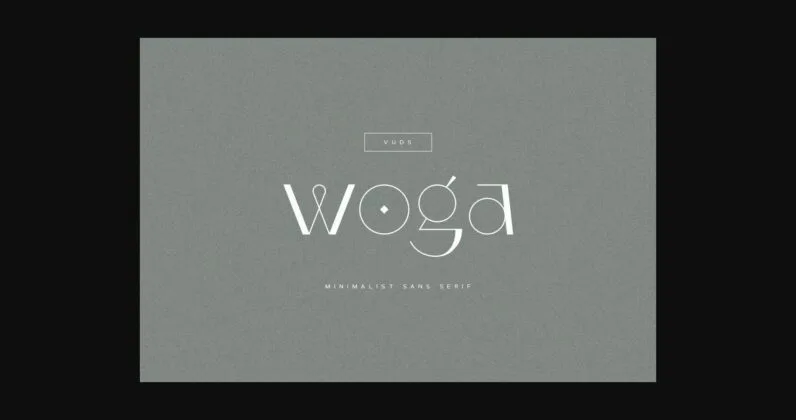 Woga Font Poster 3