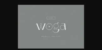 Woga Font Poster 1
