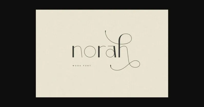 Woga Font Poster 7