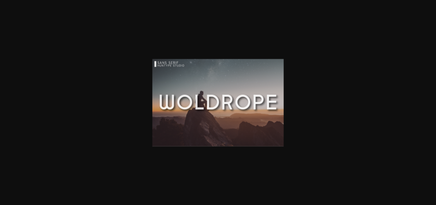 Woldrope Font Poster 3
