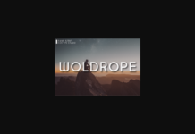Woldrope Font Poster 1