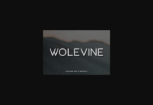 Wolevine Font Poster 1