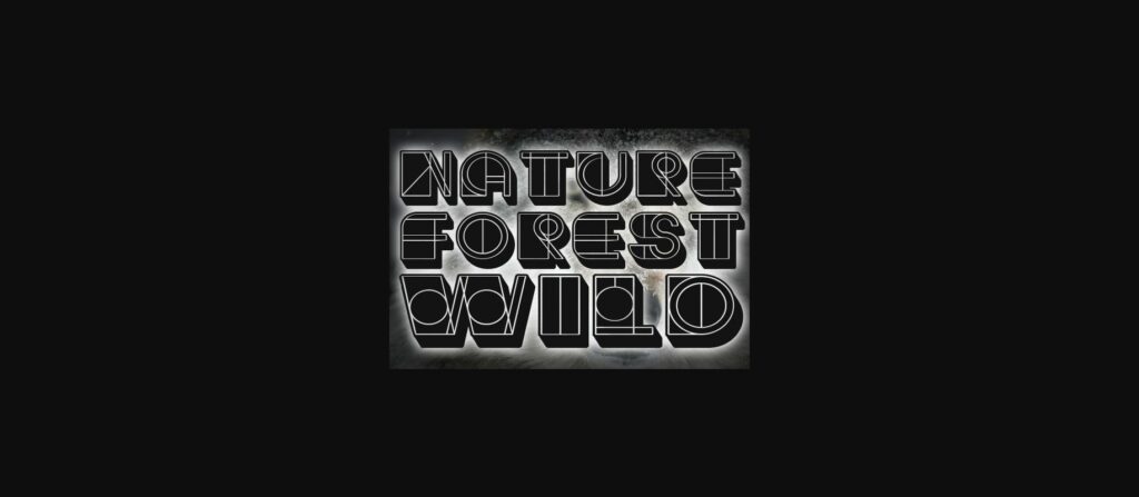 Wolf Font Poster 4