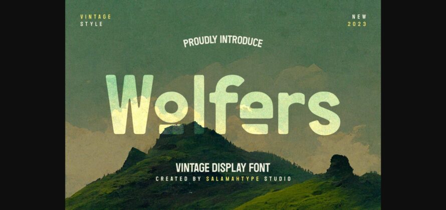 Wolfers Font Poster 3