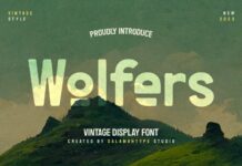 Wolfers Font Poster 1