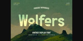 Wolfers Font Poster 1