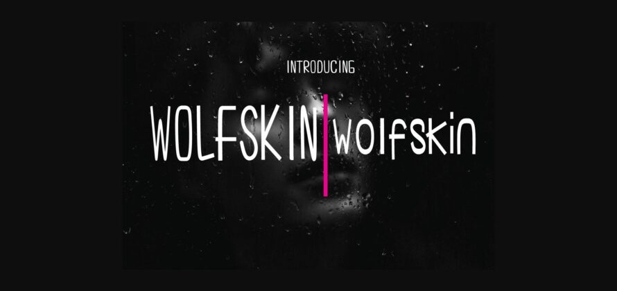 Wolfskin Font Poster 3
