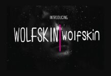 Wolfskin Font Poster 1