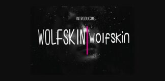 Wolfskin Font Poster 1