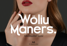 Woliu Maners Font Poster 1