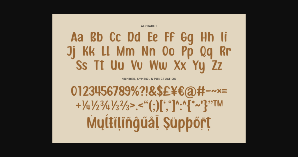 Wollots Font Poster 8