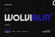 Wolvirun Font Poster 1