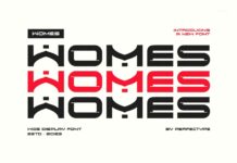 Womes Font Poster 1