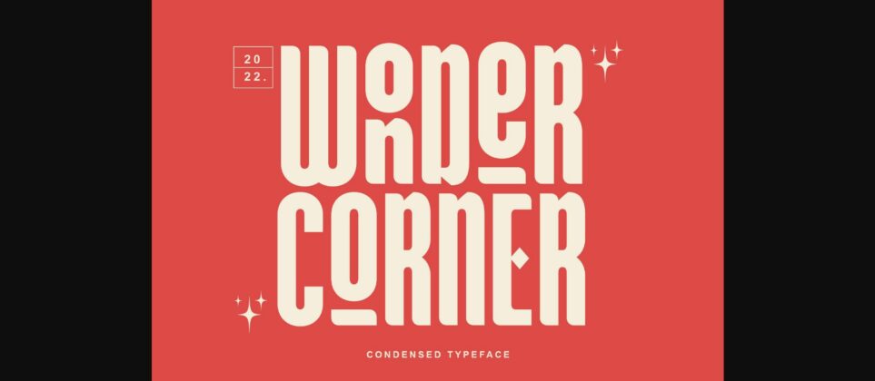 Wonder Corner Font Poster 3