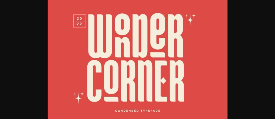 Wonder Corner Font Poster 1