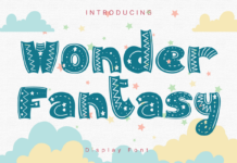 Wonder Fantasy Font Poster 1