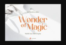 Wonder of Magic Font Poster 1