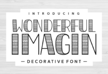 Wonderful Imagin Font Poster 1