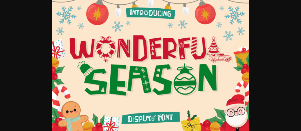 Wonderful Season Font Poster 1