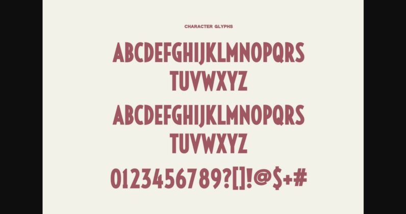 Wonderful Wostered Font Poster 11