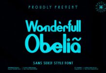 Wonderfull Obelia Font Poster 1