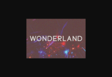 Wonderland Font Poster 1