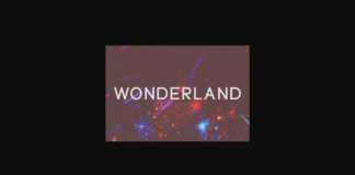 Wonderland Font Poster 1