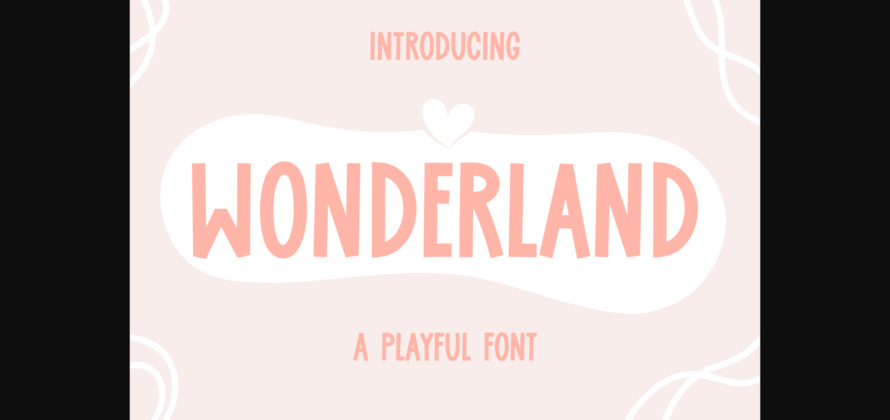 Wonderland Font Poster 3